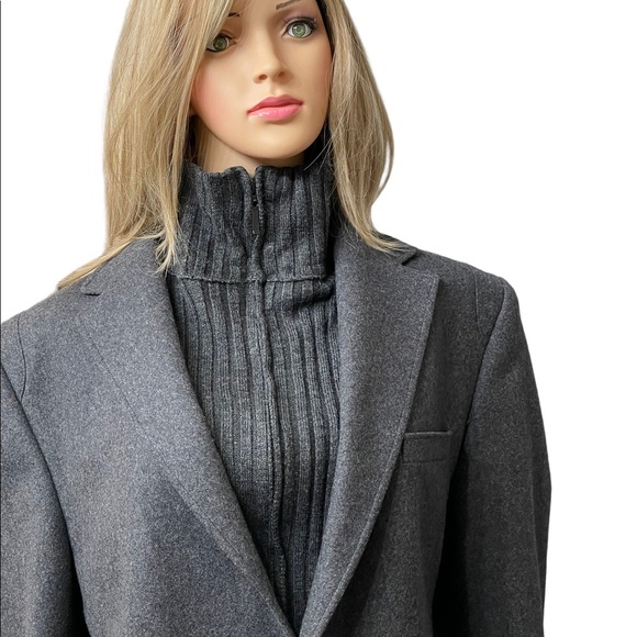 LQ fashion exclusive academia wool blazer/coat grey size XL-52 - Picture 5 of 14